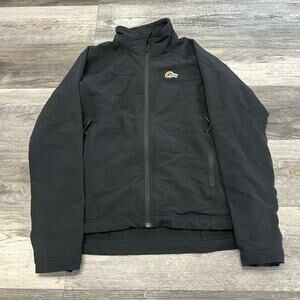 Lowe Alpine Black Womens M Soft Shell Zip Pockets Fleece Lined Jacket Gorpcore